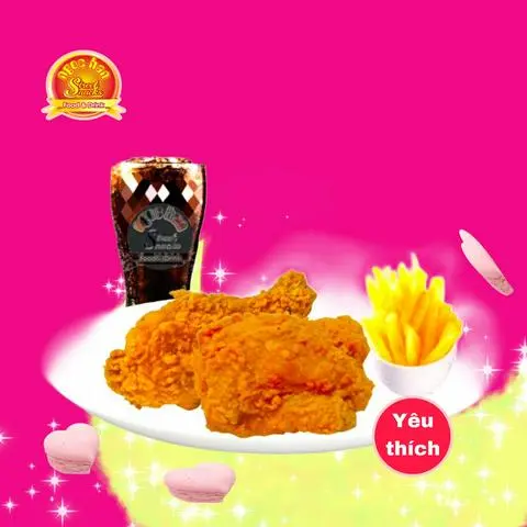 Hình ảnh Combo 2 Miếng Gà Giòn