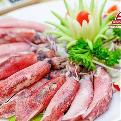 Hình ảnh mực trứng hấp hành gừng 