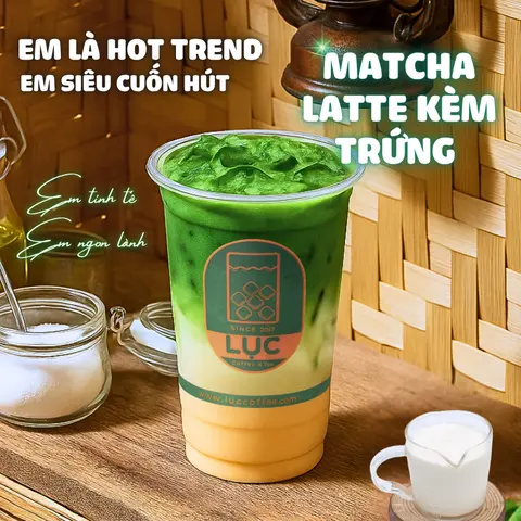 Hình ảnh Matcha Latte Kem Trứng Nướng