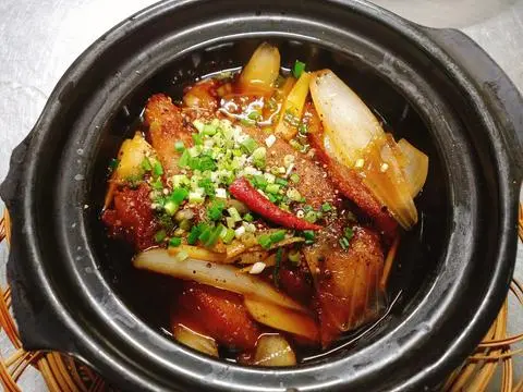 Hình ảnh Gà kho gừng chay