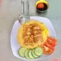 Hình ảnh Cơm ba chỉ sốt mắm tỏi