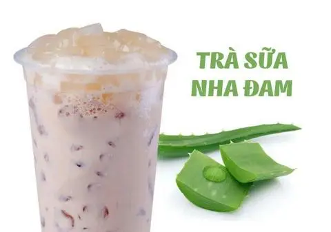 Hình ảnh Trà Sữa Hạt Nha Đam