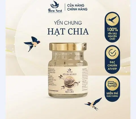 Hình ảnh Yến chưng hạt chia