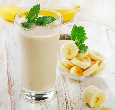 Hình ảnh Sinh tố chuối mix cacao