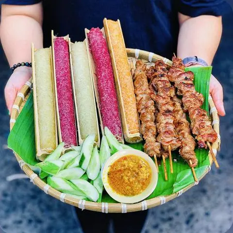 Hình ảnh Thịt nướng cơm lam 2 người