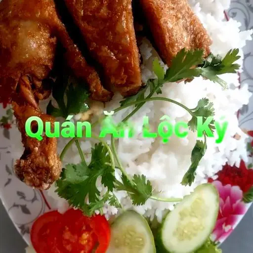 Hình ảnh Cơm trắng gà xối mỡ