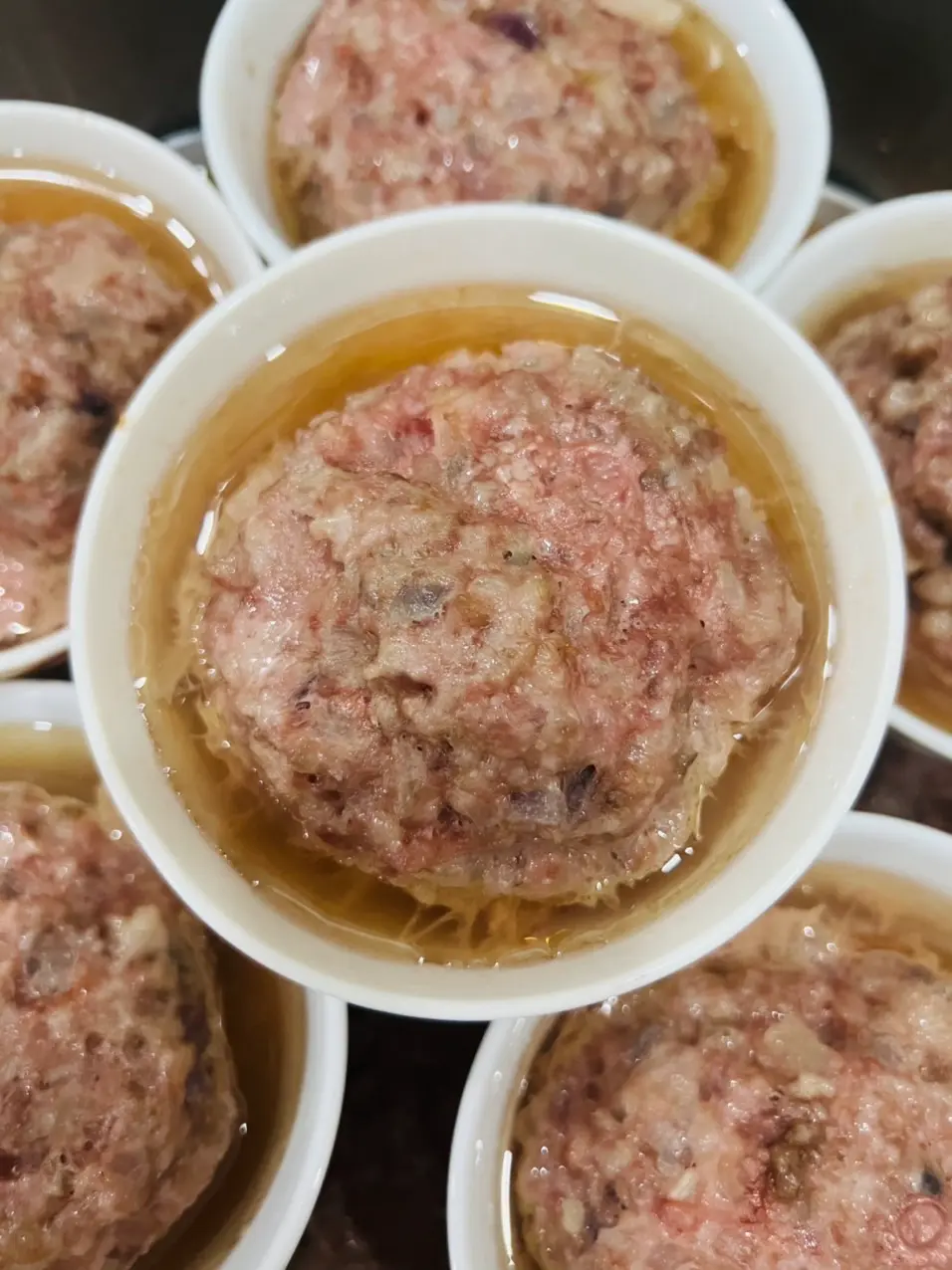 Hình ảnh 2 bò lá lốt - 2 bò mỡ chài - 1 chả đùm - 1 ốc dồn thịt