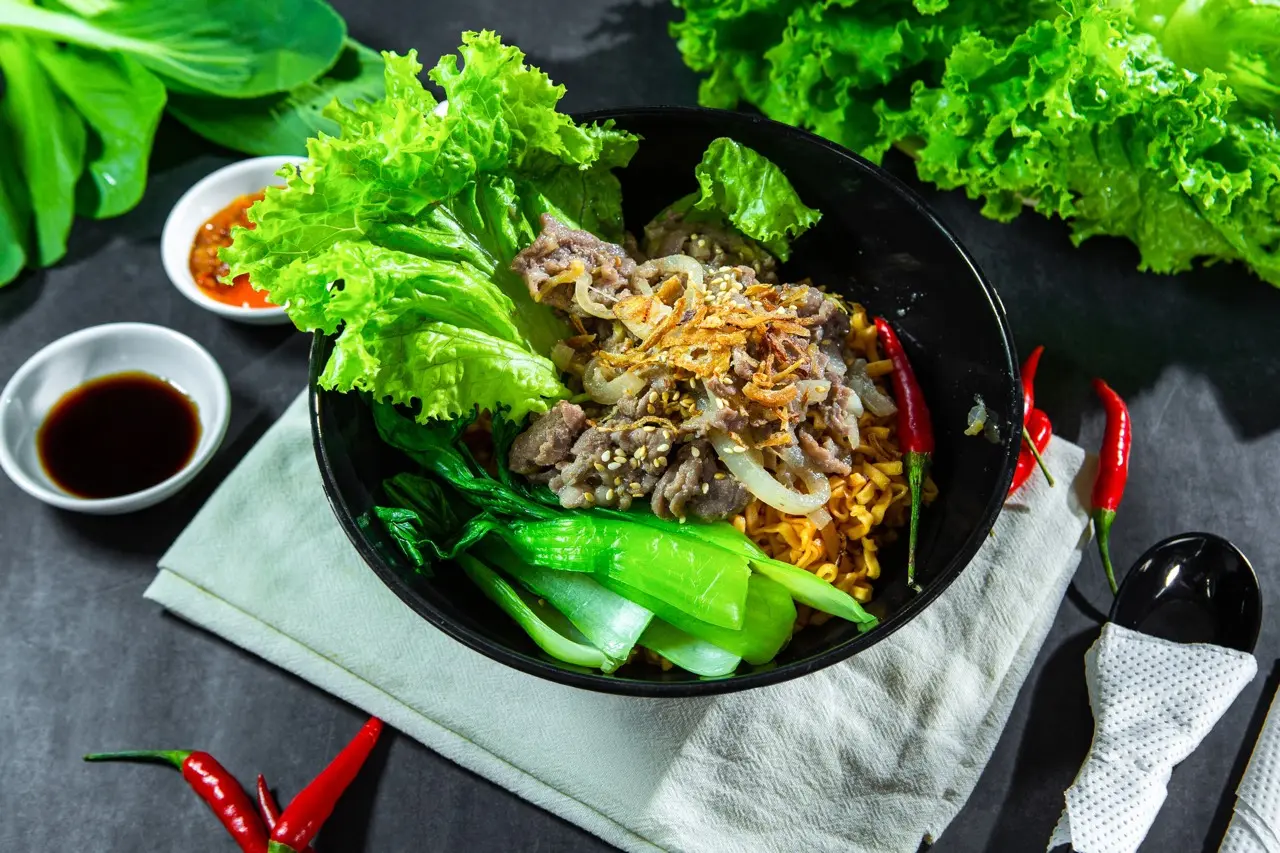 Hình ảnh Mì Trộn Bò Xào