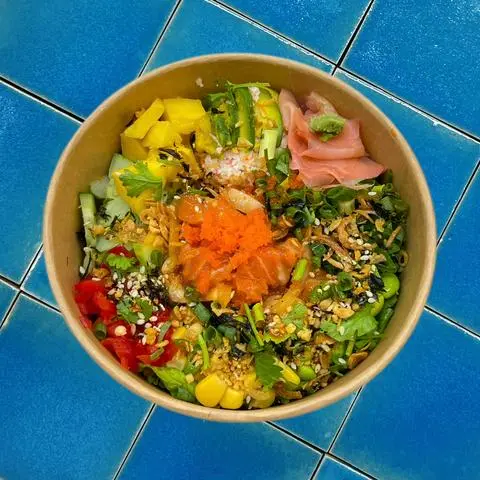 Hình ảnh Salmon Poke Bowl - Cơm Cá Hồi “Ức” 
