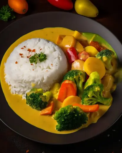 Hình ảnh Combo : Cơm Sườn Trứng + Nước Cam