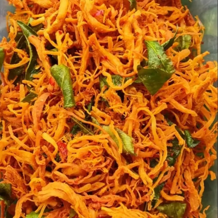 Hình ảnh khô gà lá chanh 