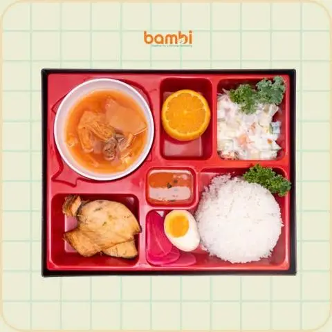 Hình ảnh Cơm Bento Cá Hồi Xốt Chanh Dây