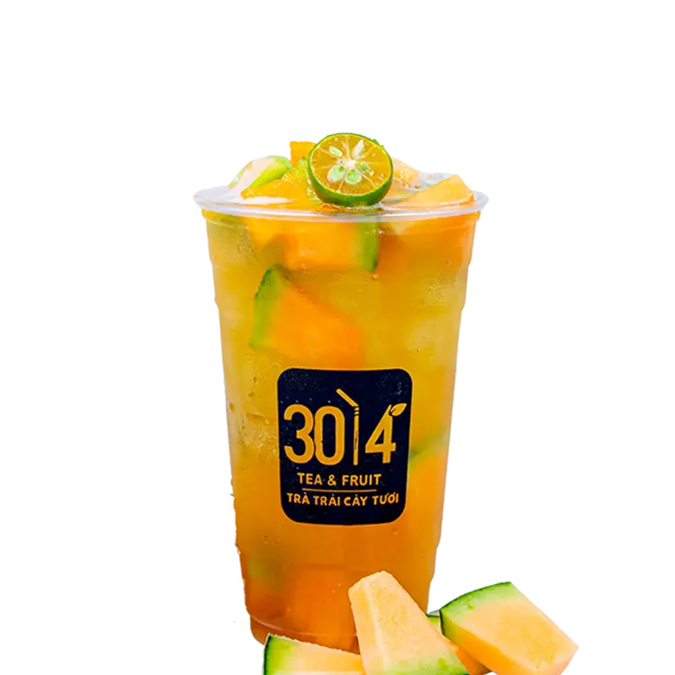 Hình ảnh Trà Dưa Lưới Giải Nhiệt (500ml)