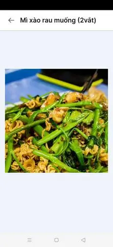 Hình ảnh Mì xào rau muống 2 vắt 