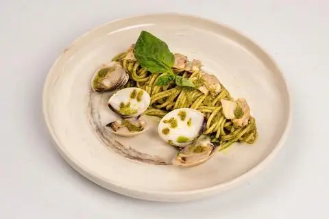 Hình ảnh Pesto clam spaghetti