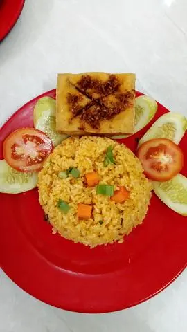 Hình ảnh cơm chiên đậu hũ chiên xã 
