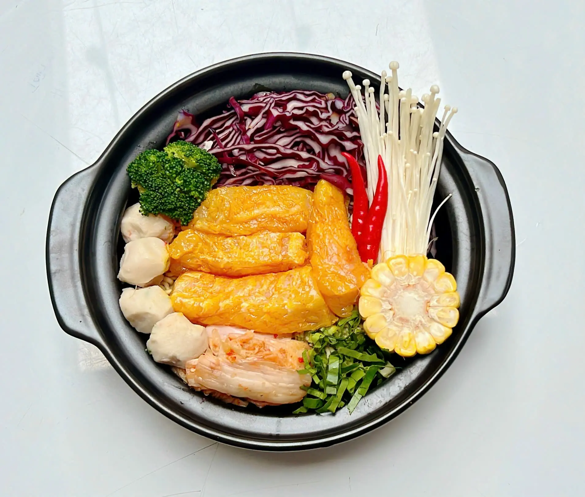 Hình ảnh Mì Kim Chi Lườn Cá Hồi