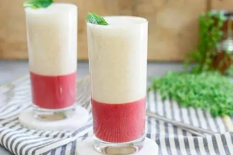 Hình ảnh Sinh tố dâu - mãng cầu