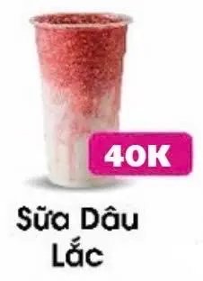 Hình ảnh Sữa dâu lắc