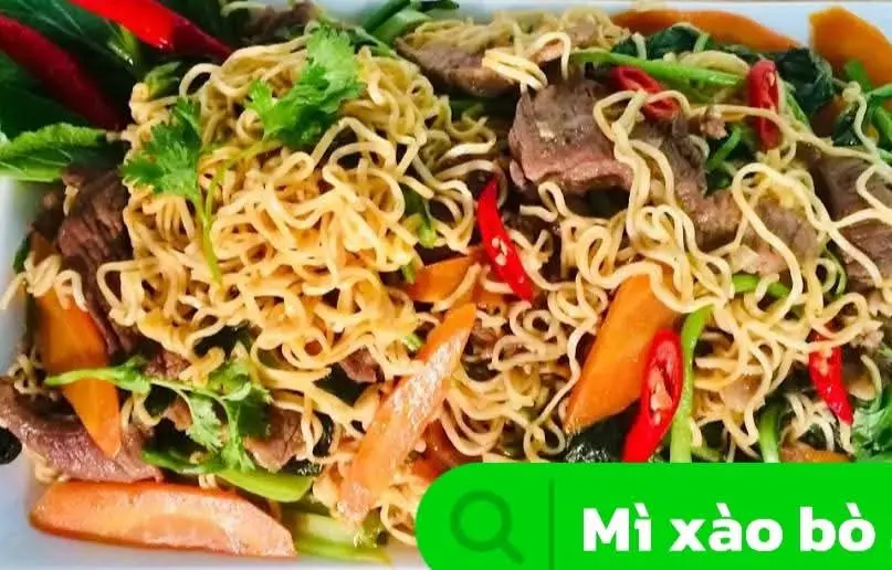 Hình ảnh Mì xào thập cẩm.