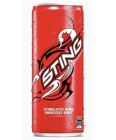 Hình ảnh Sting + Ly đá