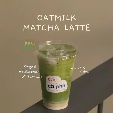 Hình ảnh Matcha sữa yến mạch