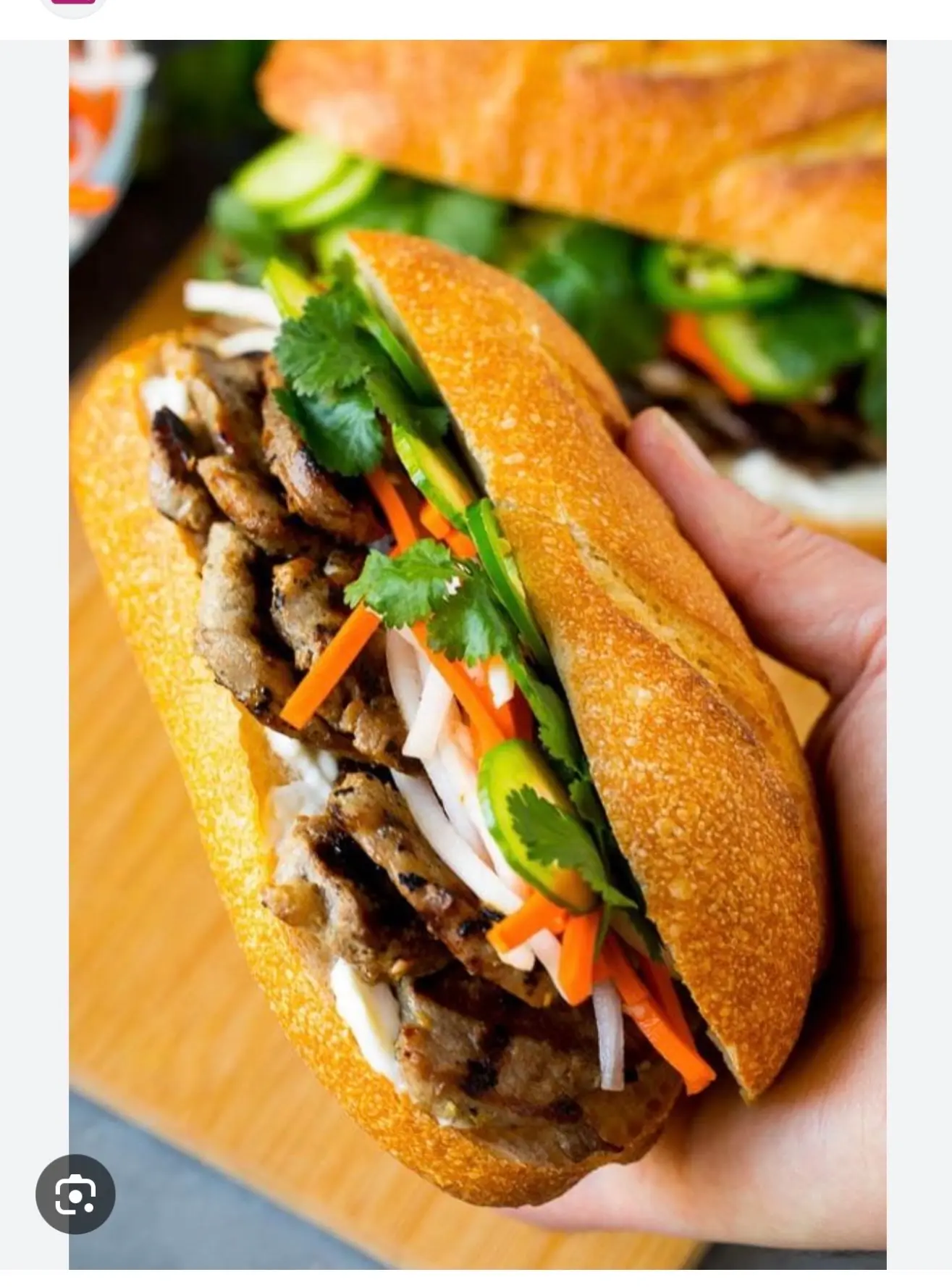 Hình ảnh Bánh Mì Nem Nướng 