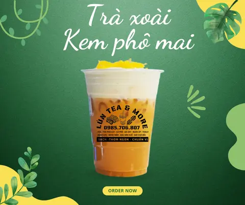 Hình ảnh Trà xoài kem cheese