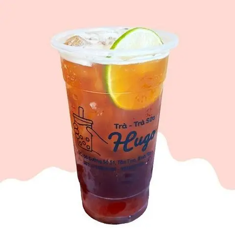 Hình ảnh Hồng trà chanh sủi bọt
