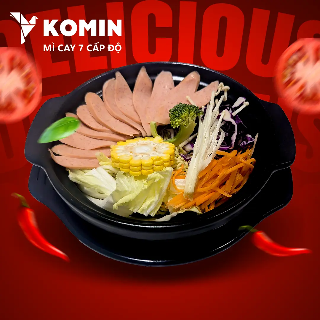 Hình ảnh Mì Kim Chi Xúc Xích