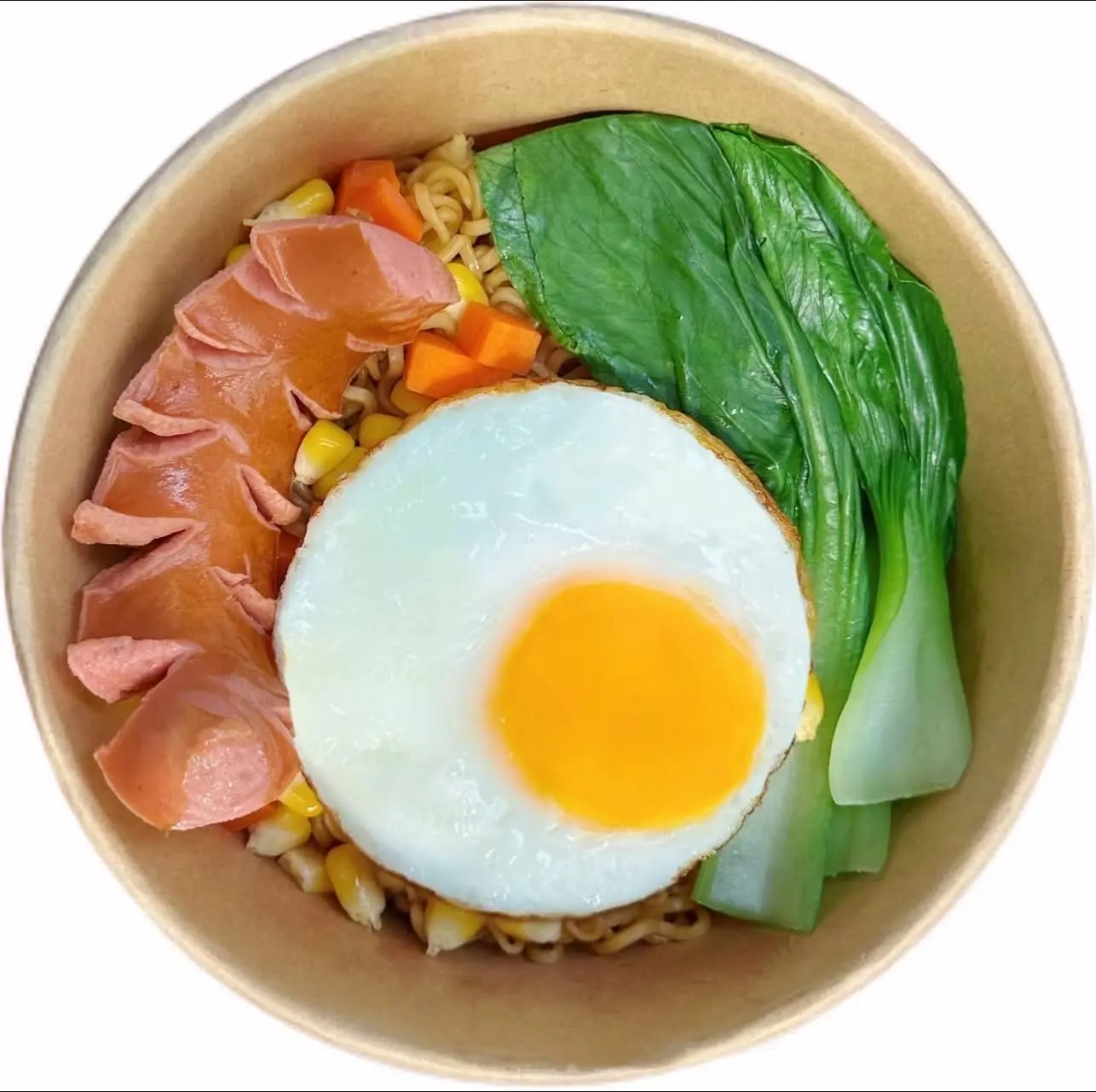 Hình ảnh mì trộn cá viên, xúc xích 