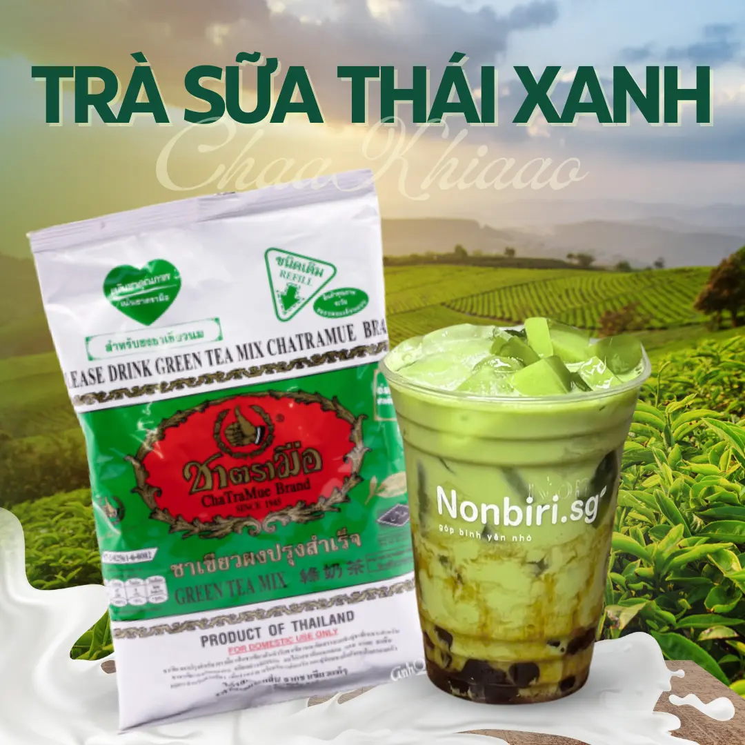 Hình ảnh Trà sữa Thái xanh