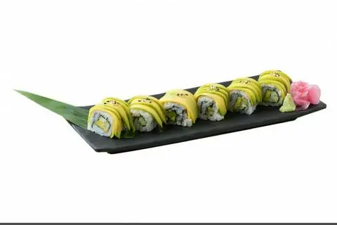 Hình ảnh Cuộn Trứng Nhật Phủ Bơ
