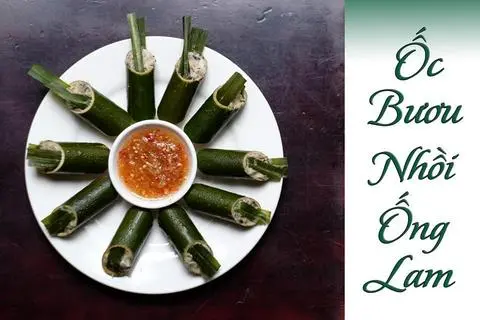 Hình ảnh Ốc bươu nhồi ống lam