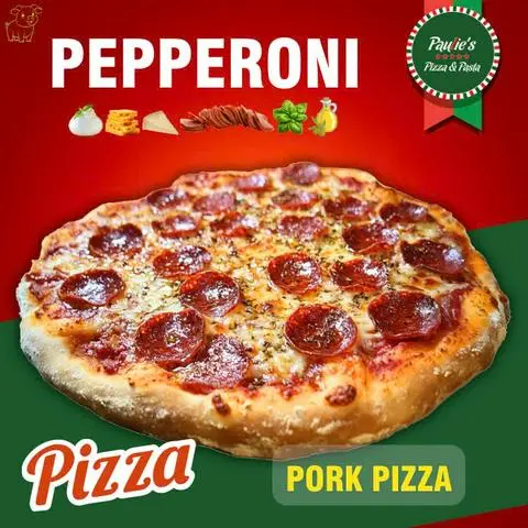 Hình ảnh Pizza Xúc Xích Khô Vị Mặn | Pepperoni Pizza