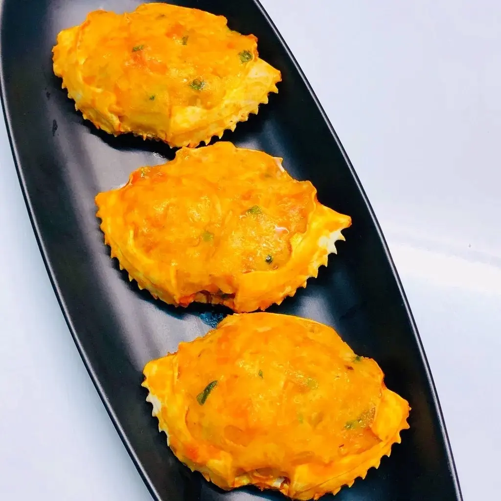 Hình ảnh Chả Ghẹ (1 Con) Biển Quy Nhơn, Chiên Sẵn (Kèm Tương Ớt, Cà)