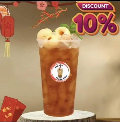 Hình ảnh Trà vải 600ml