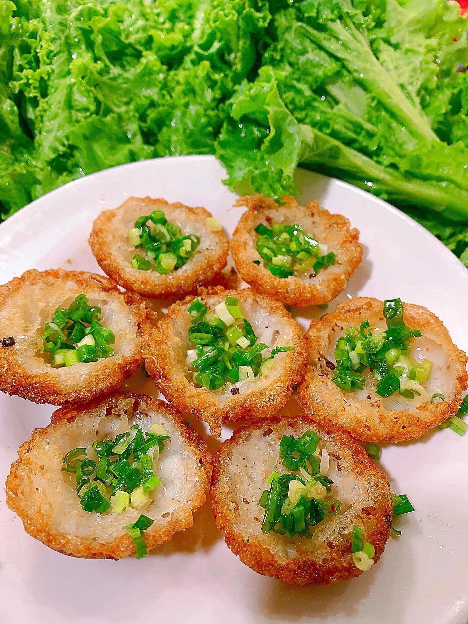 Hình ảnh Bánh khọt chay (7 bánh không nhân)