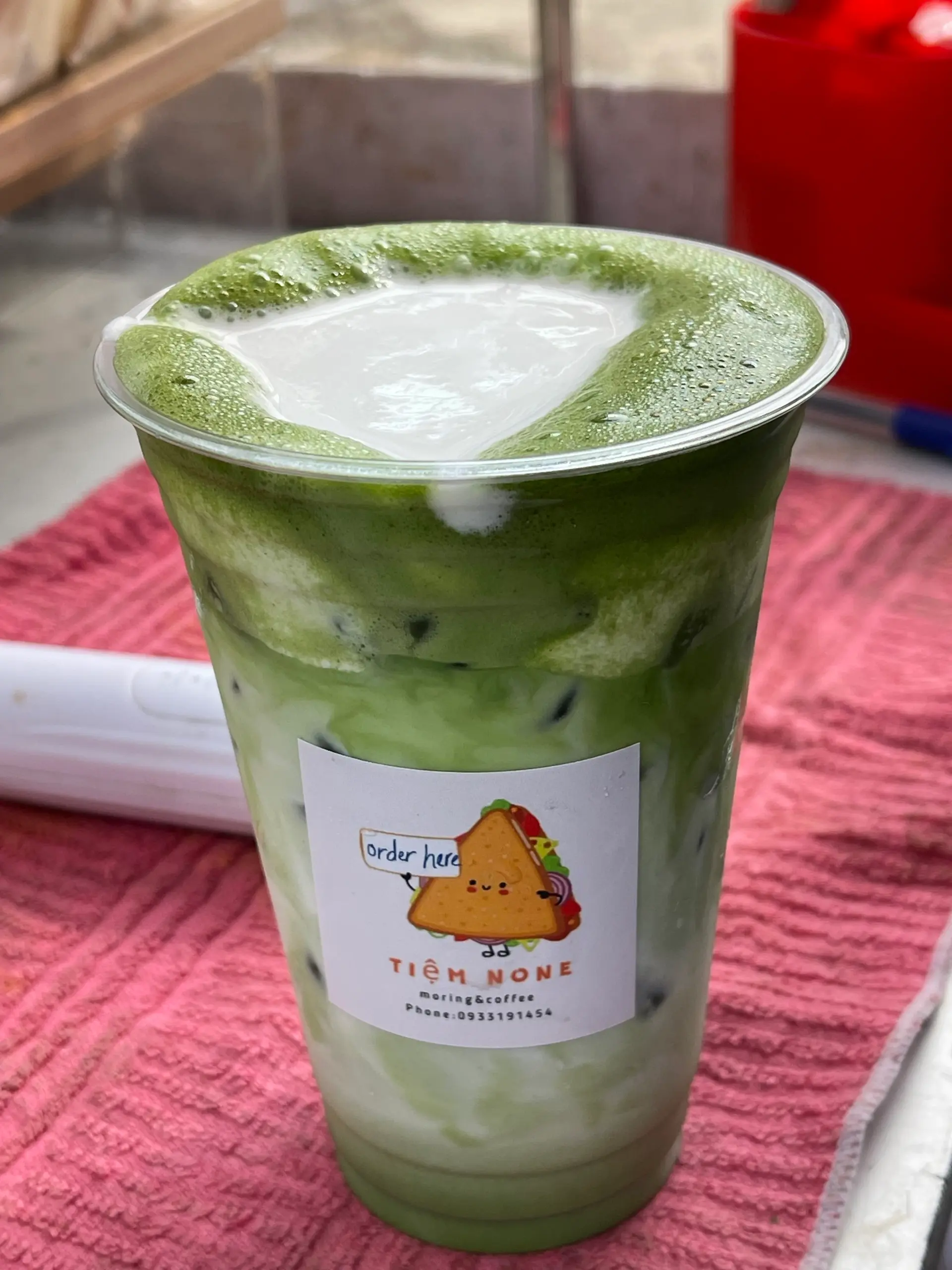 Hình ảnh Matcha sữa gấu