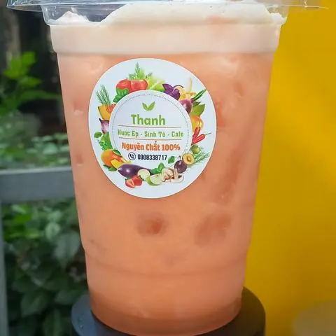 Hình ảnh Nước Ép Thơm + Dâu