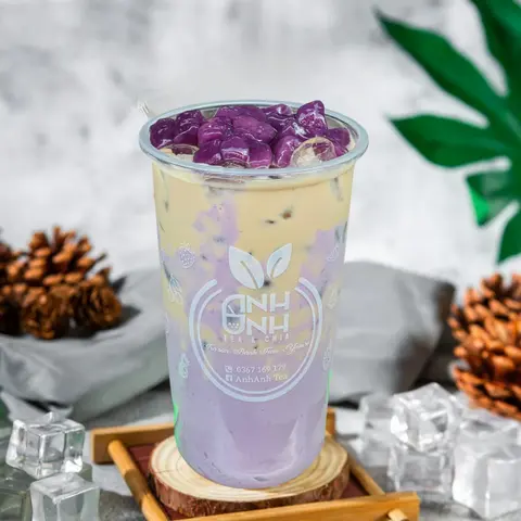 Hình ảnh Trà Sữa Sốt Khoai Môn Tươi (Size L) 
