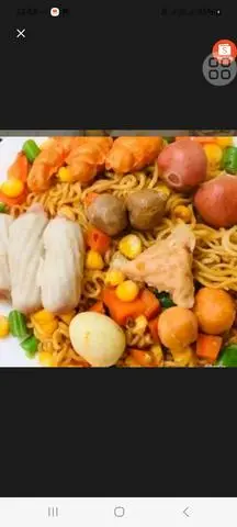 Hình ảnh Mì trộn thập cẩm tôm cá bò xúc xích