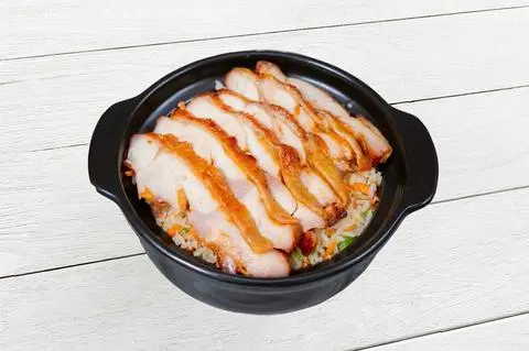 Hình ảnh Cơm thố gà nướng bbq