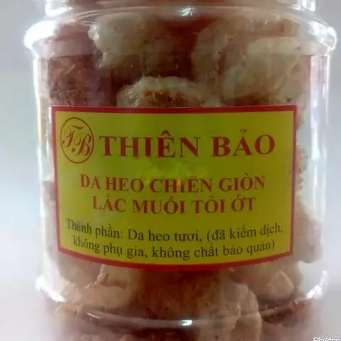 Hình ảnh Da heo chiên giòn tỏi ớt