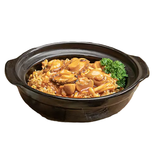Hình ảnh Cơm Thố Bào Ngư Tay Cầm