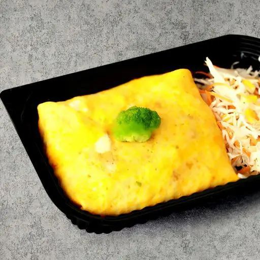 Hình ảnh Cơm Omurice Trứng Tỏi