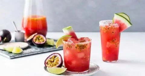 Hình ảnh Nước Ép Chanh Dây + Dưa Hấu