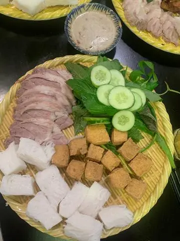Hình ảnh Bún Đậu, Thịt Chân Giò Luộc