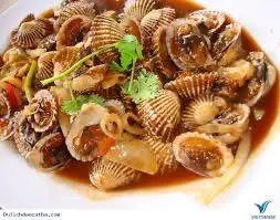 Hình ảnh sò huyết nướng mọi