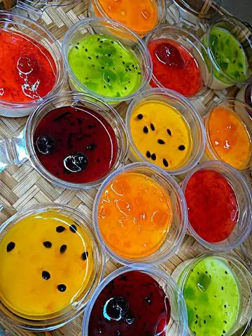 Hình ảnh Pannacotta vị Phúc bồn tử